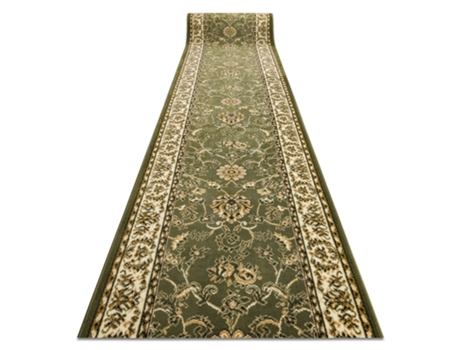 Alfombras de Pasillo DYWANY LUSZCZOW (100 x 530 cm - Polipropileno - Verde)