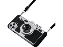 Funda De Teléfono Compatible Con Cámara Vintage, Diseño 3d Único Y Genial De Silicona Con Cubierta Protectora Recta Extraíble Para