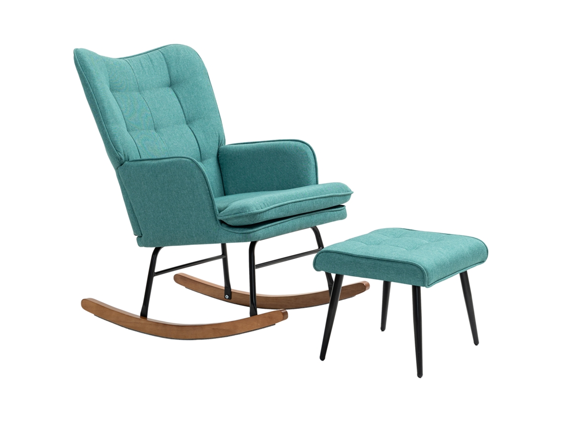Mecedora, Hasta 130 Kg, Mecedora con Reposapiés, Sillón, Sillón de Lactancia con Línea de Acabado.