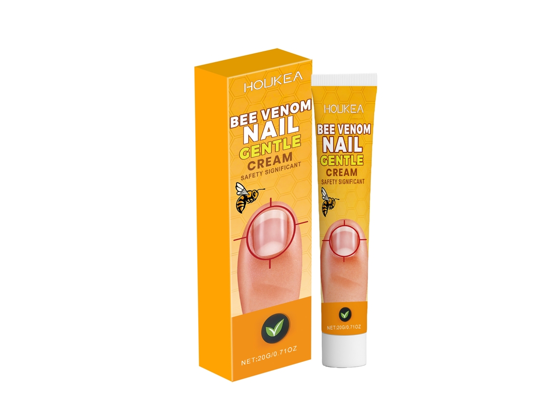 Crema para el cuidado de las uñas con veneno de abeja