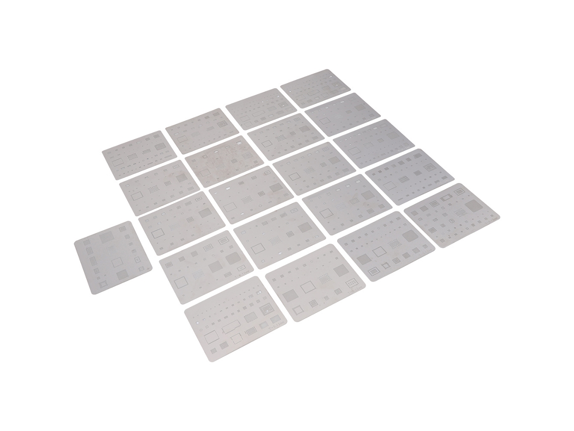 Kit De Plantillas Reballing Portátiles Para Herramientas De Reparación De Iphone/ipad Placa De Plantado De Estaño