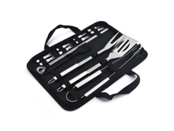Utensilios Para Barbacoa De Acero Inoxidable 16 En 1 Con Bolsa De Almacenamiento Para Camping, Fiestas En Vehículo Y Jardín Gertiz