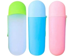 Caja de almacenamiento portátil para cepillos de dientes, práctica y compacta, para 3 cepillos de dientes portátiles Rosewell