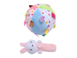 2 Unidades De Pelotas De Peluche Sensoriales Con Forma De Serpiente De Cascabel Y Diseño De Dibujos Animados Para Bebés.