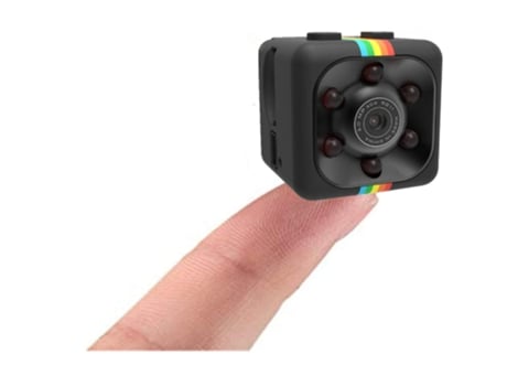 Mini Camara SQ11, spy Cam 1080P HD Grabadoras con vision nocturna y Deteccion de Movimiento(Negra)