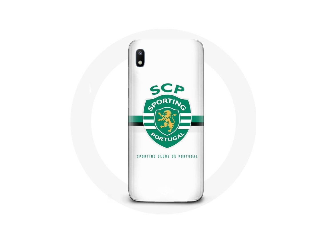 Funda para Samsung Galaxy A10 Scp Sporting Portugal Fundo Branco