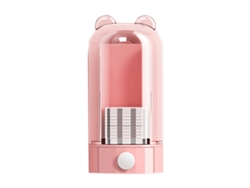 Dispensador Automático De Toallitas De Algodón Contra Polvo, Montado En La Pared, Color Rosa