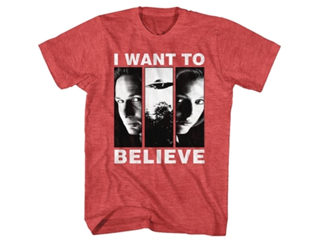 Camiseta ROCKINSTONE Quiero creer Expediente X (L)