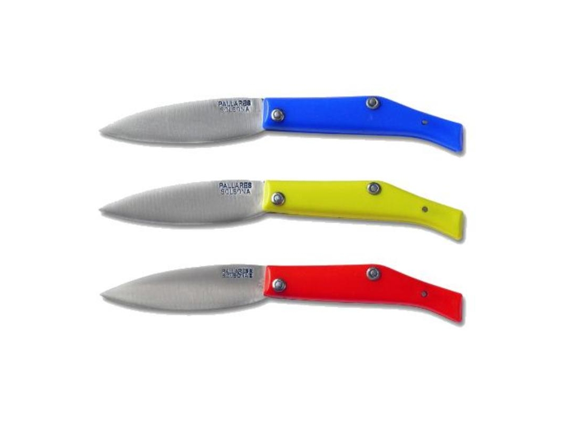 Pallares navaja comun  7 cm inox  3 colores sur(12u-cj) 99001040 (caja 12 unidades)