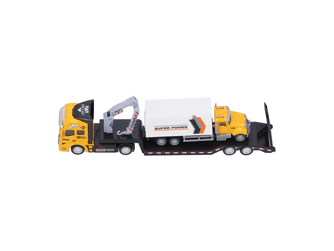 Ats-juguete De Camión De Basura 1:50 Resistente A Golpes Modelo De Metal Aleación Transportador Para Niños Y Niñas