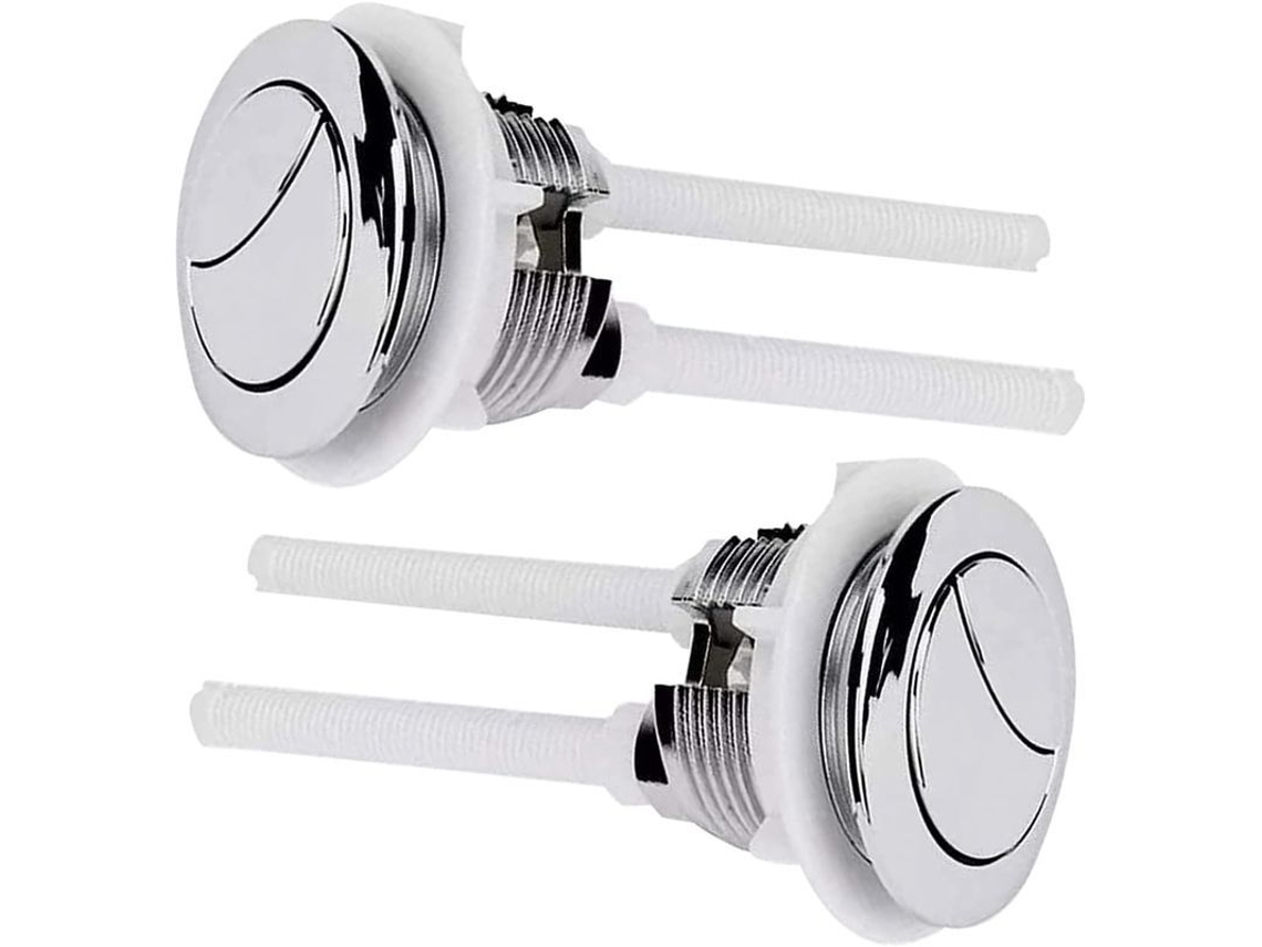 2026-botón De Descarga De Inodoro De 38mm De Repuesto - Pack De 2 Para Baño, Compatible Con La Mayoría De Inodoros De Doble Descarga