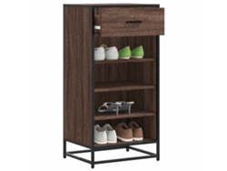 Zapatero | Armario Zapatero Madera Contrachapada Roble Marrón 48x38x97,5 Cm