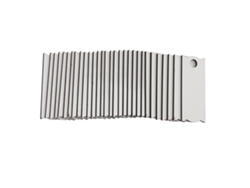 30 Placas De Identificación De Mdf Para Sublimación De 8,1 X 3,3 Cm Para Vasos De 40 Oz.