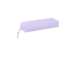 Bolsa rectangular con elástico 22 cm Safta Lila Claro 22x4x7 cm