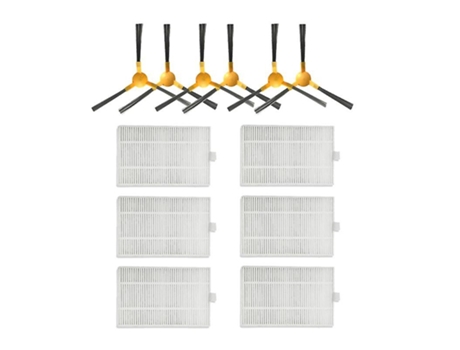 Peças sobressalentes de filtro hepa de escova lateral para proscenic 800t 820s