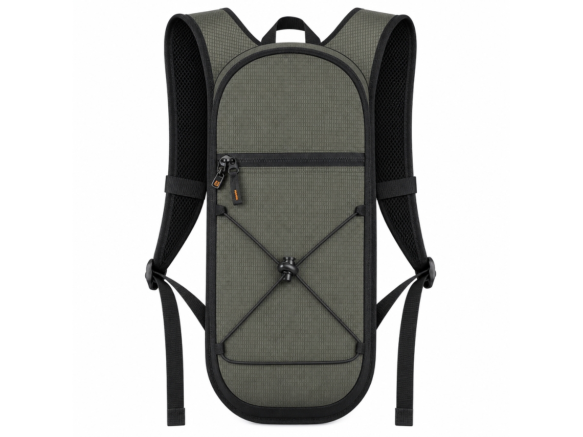 Mochila Hidratación Polski Poliéster Pu Gris 7 L 21x7,5x47 Cm Ligera Y Compacta Para Ciclismo Y Senderismo