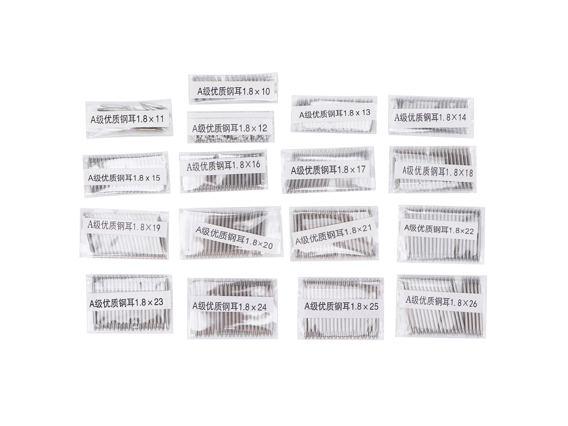 340 Piezas De Pasadores De Acero De Alta Resistencia De 1,8 Mm Con Herramienta Para Reparar Correas De Reloj.