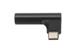 Adaptador De Fone De Ouvido Type C Para 3.5mm Com Chip Dac Suporta 32bit 384khz Preto