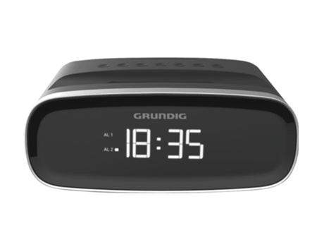 Radio Despertador GRUNDIG Duplo Negro + Usb Scn130