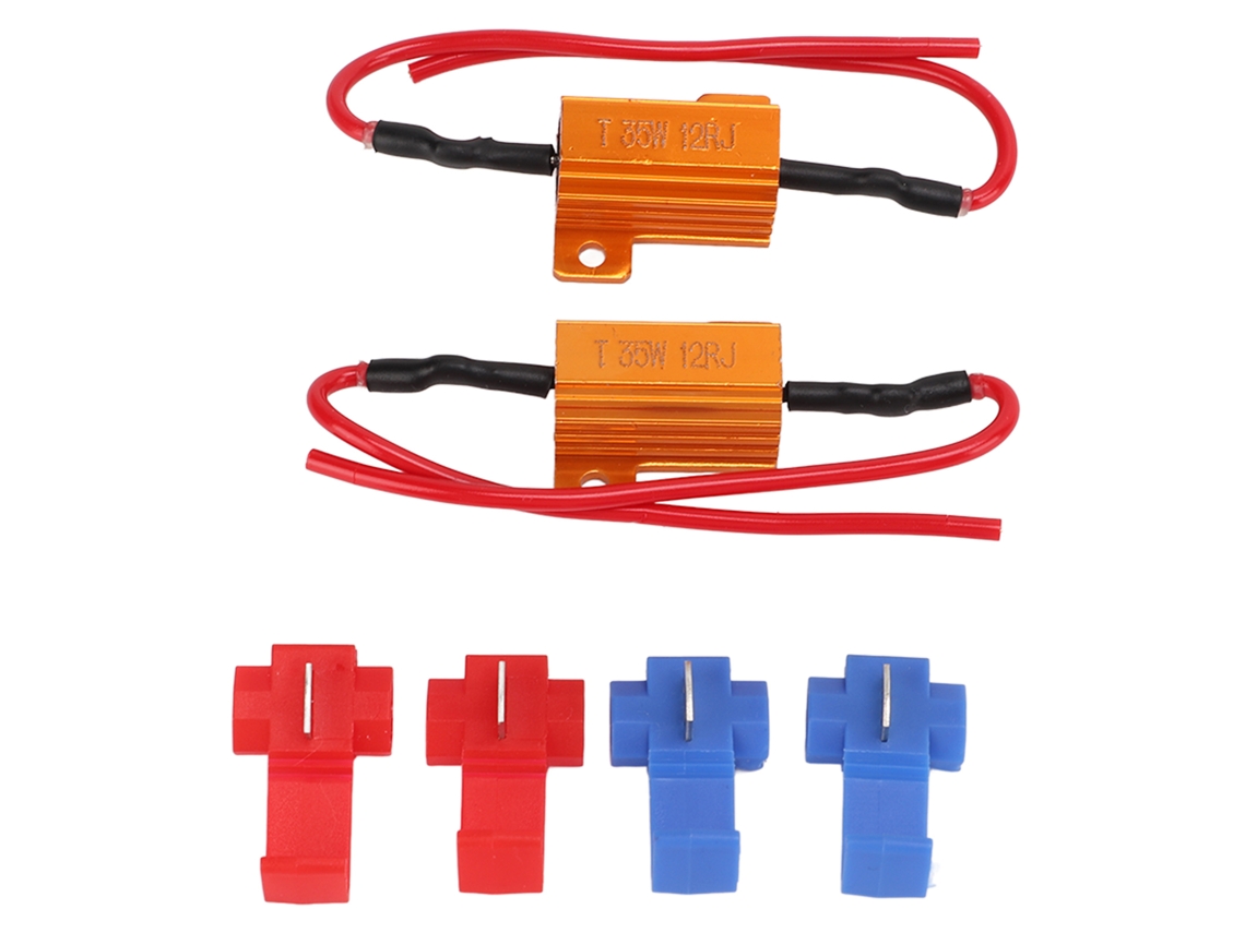 Kit De 2 Resistencias De Carga De 35 W Y 12 Ohmios Para Faros Antiniebla Led