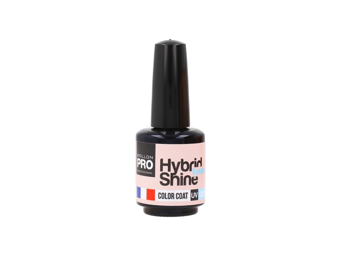 Esmalte de uñas híbrido brillante 371 Naked Mani MOLLON PRO PROFESSIONAL