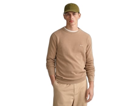 Camiseta de Hombre GANT Marrón (XL)
