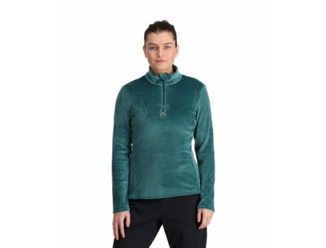 Chaqueta de Mujer SPYDER Rebeca Cremallera Shimmer Punto Verde (S)