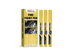 Rotulador de pintura amarilla para neumáticos de coche