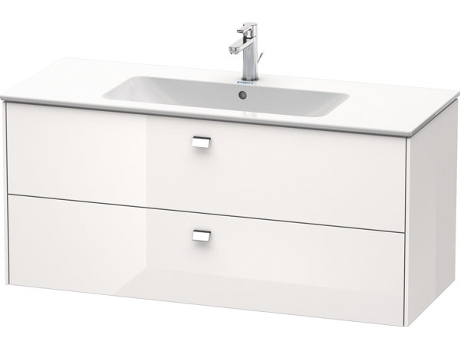 Mueble bajo lavabo DURAVIT Brioso de pared 122,0 x 47,9 cm con 2 cajones incl. hueco para sifón y delantal para lavabo ME by Starck 233612