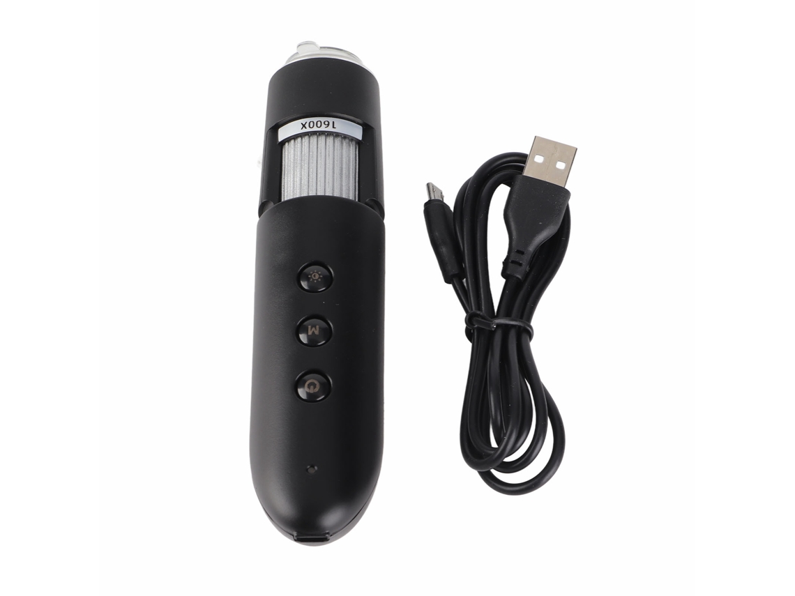 Microscopio Digital Inalámbrico Wifi 1600x Hd Para Pelo Folículos Piel Facial Salones Belleza