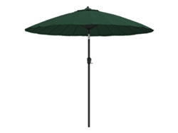 vidaXL Sombrilla de jardín con palo de aluminio verde 270 cm