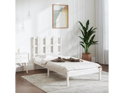 Cama Individualcama Para Adultosestructura De Cama Individual Madera Maciza Blanco 90x190 Cm Wsd81593