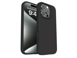 (negro, Iphone 15 Pro Max) Funda Para Teléfono Sencilla, De Color Sólido Y Resistente A Los Golpes, Compatible Con Iphone, De Silicona Líquida.