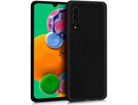 Funda para Samsung Galaxy A90 5G COOL Silicona Negro