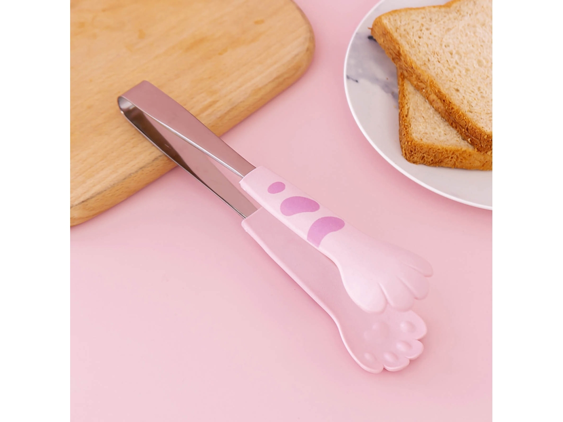 Clip de Cocina, Forma de Pata, Acero Inoxidable, Rosa KOFIHETY