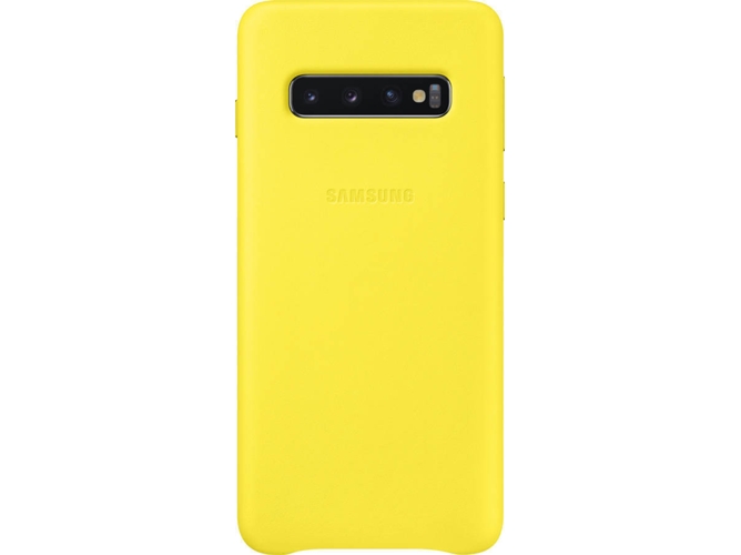 Funda SAMSUNG Galaxy S10 Piel Amarillo