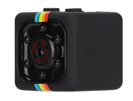 Pequeña cámara WiFi inalámbrica, mini cámara de seguridad, cámara de niñera HD portátil de 12 megapíxeles, modo de video con poca luz, grabación de...