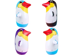Juguete Mecedor Inflable De Pingüino, Pvc Colorido, 4 Piezas