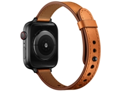Pulsera de cuero genuino marrón para Xiaomi Watch 8/9/10 XIAOMOYU