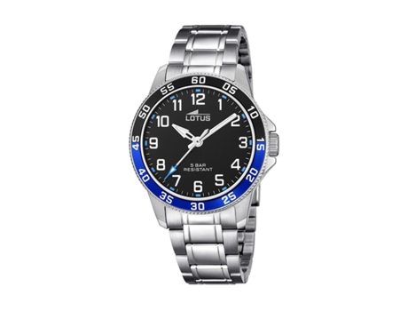 Reloj Hombre LOTUS 18786/2 Negro Plateado