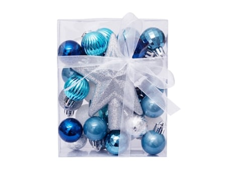 30 bolas de Navidad para decoración de bolas de árbol de Navidad inastillables para decoración de fiesta de bodas de Navidad, estilo 3