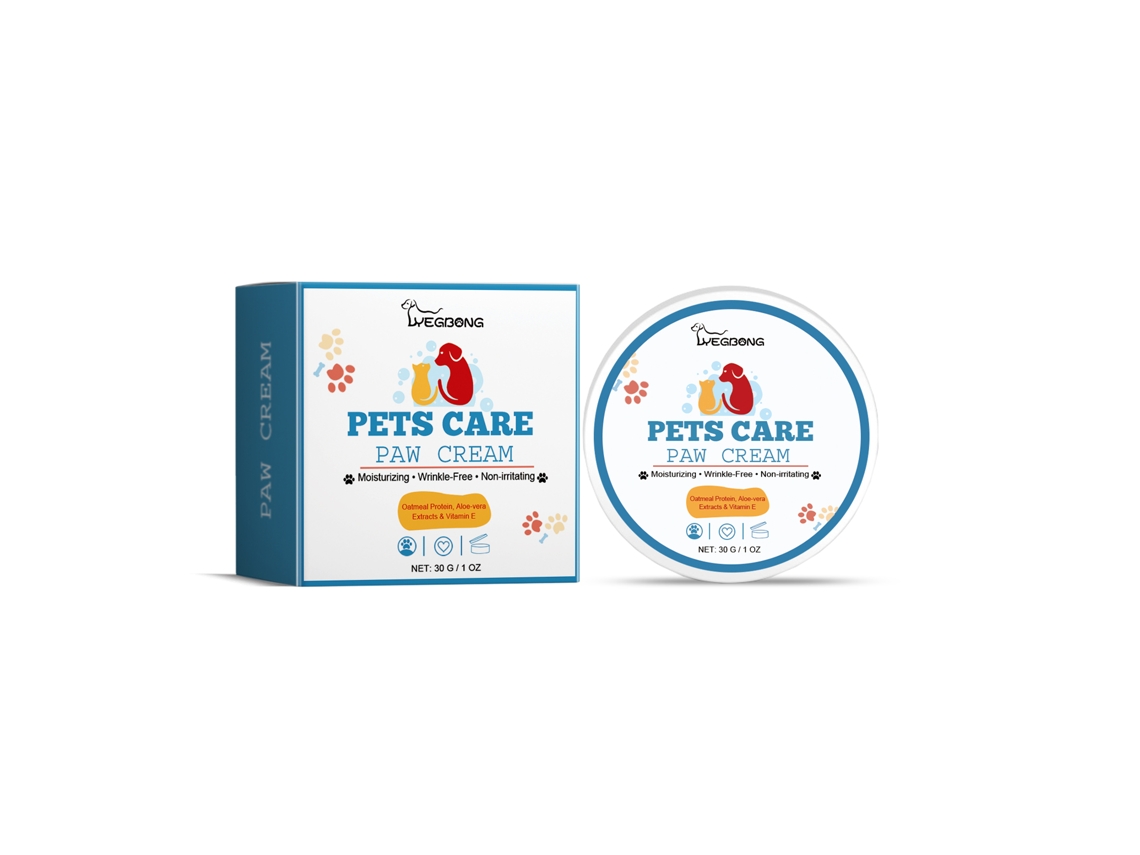 Crema hidratante profunda para el cuidado de las patas de las mascotas