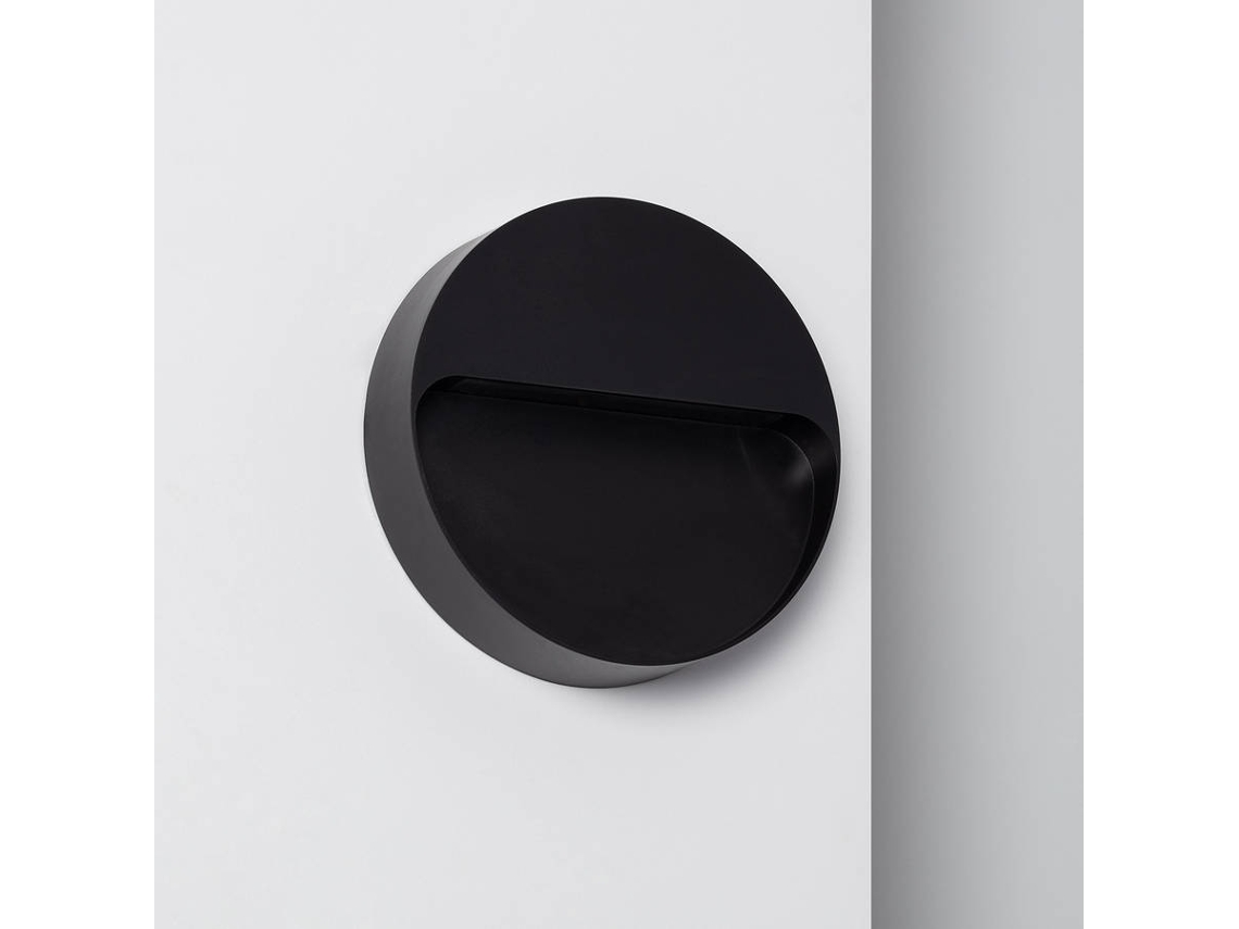 Lámpara LED LEDKIA Febo (Negro - LED Integrado - 8 W)