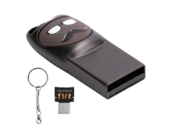 Pendrive Usb Con Dibujo De Bigote Cartoons Memoria 64gb Gris Almacenamiento De Datos Para Ordenador