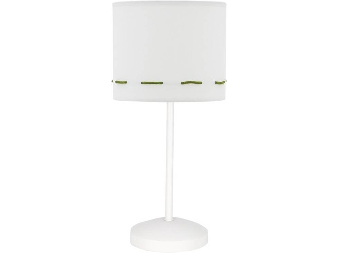 Lámpara de Mesa FABRILAMP Trazos (Verde - E14 - Máx. 40W - Tela)