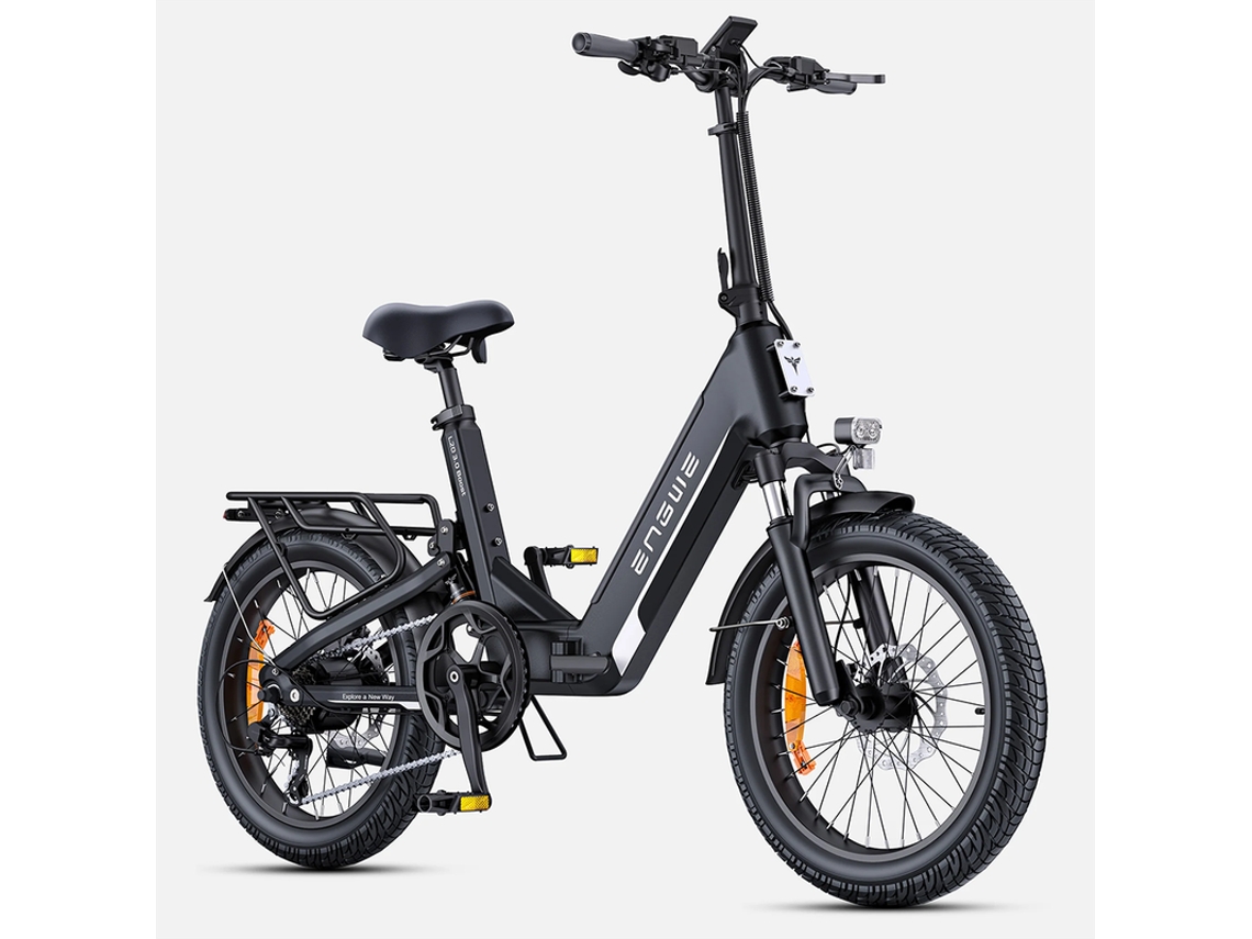 Bicicleta Eléctrica Engwe L20 3.0 Boost 250w 75nm E Bike, Negro