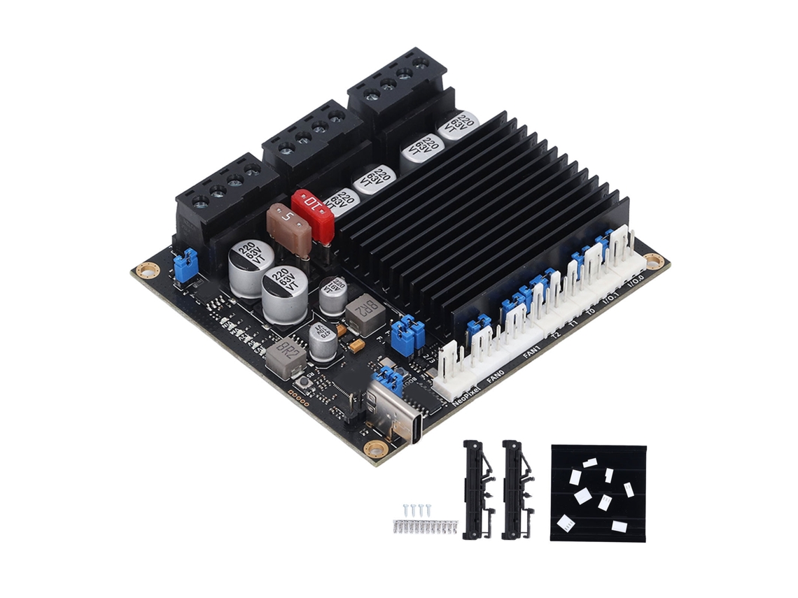 Placa Base De Impresora 3d Con Controlador Tmc5160 Canal Dual Fd 10a 60v Compatible Con Klipper Voron Vz Placa De Control Silenciosa