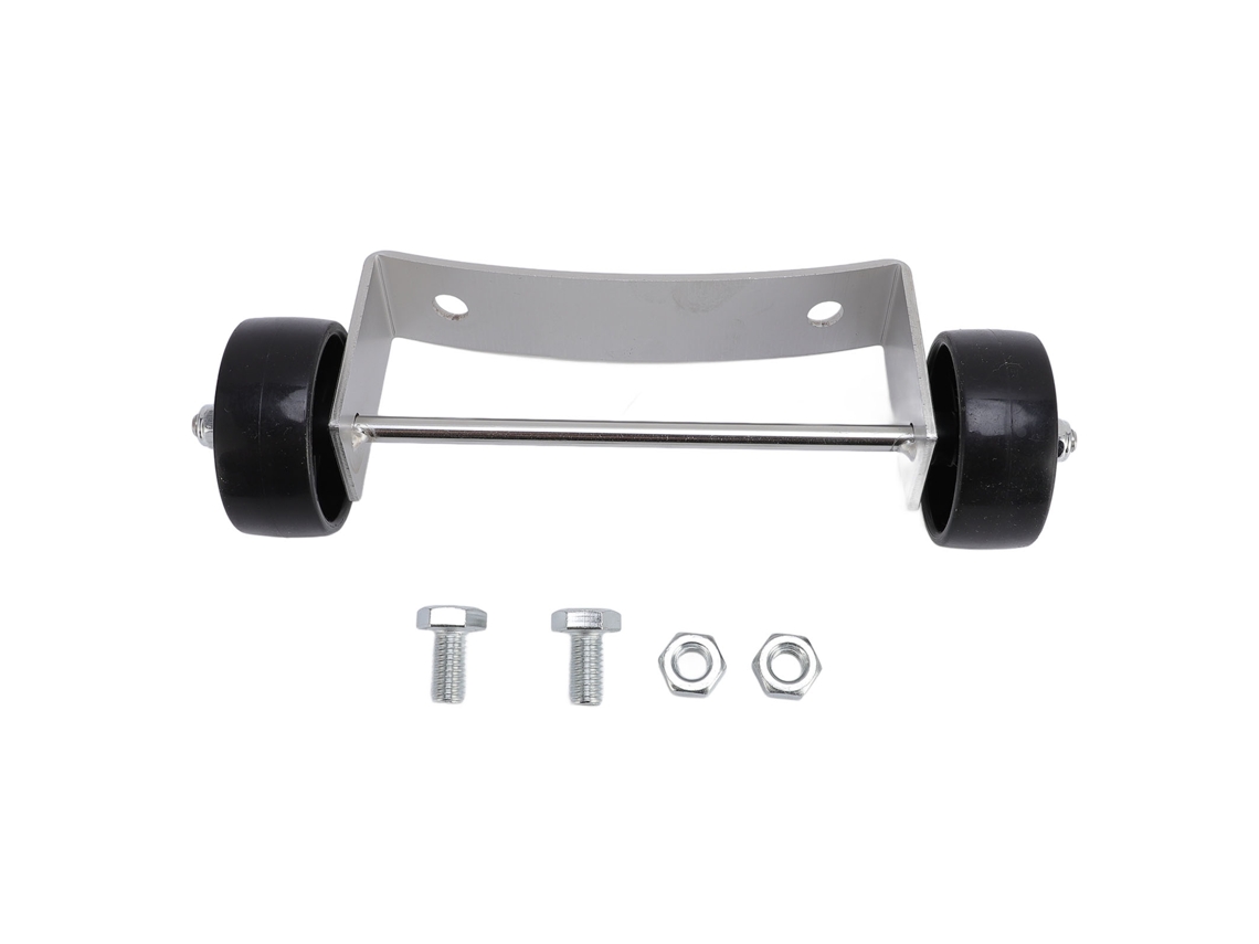 Kit de ruedas universal para calentador de patio, acero inoxidable y plástico