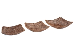Paquete de 3 cestas de pan y fruta