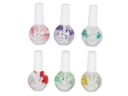 Rebe - 6 unidades de aceite aromático para cutículas de uñas, nutritivo, hidratante y reparador, 15 ml